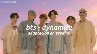 bts 🧨 dynamite | adaptación en español (karaoke/cover)