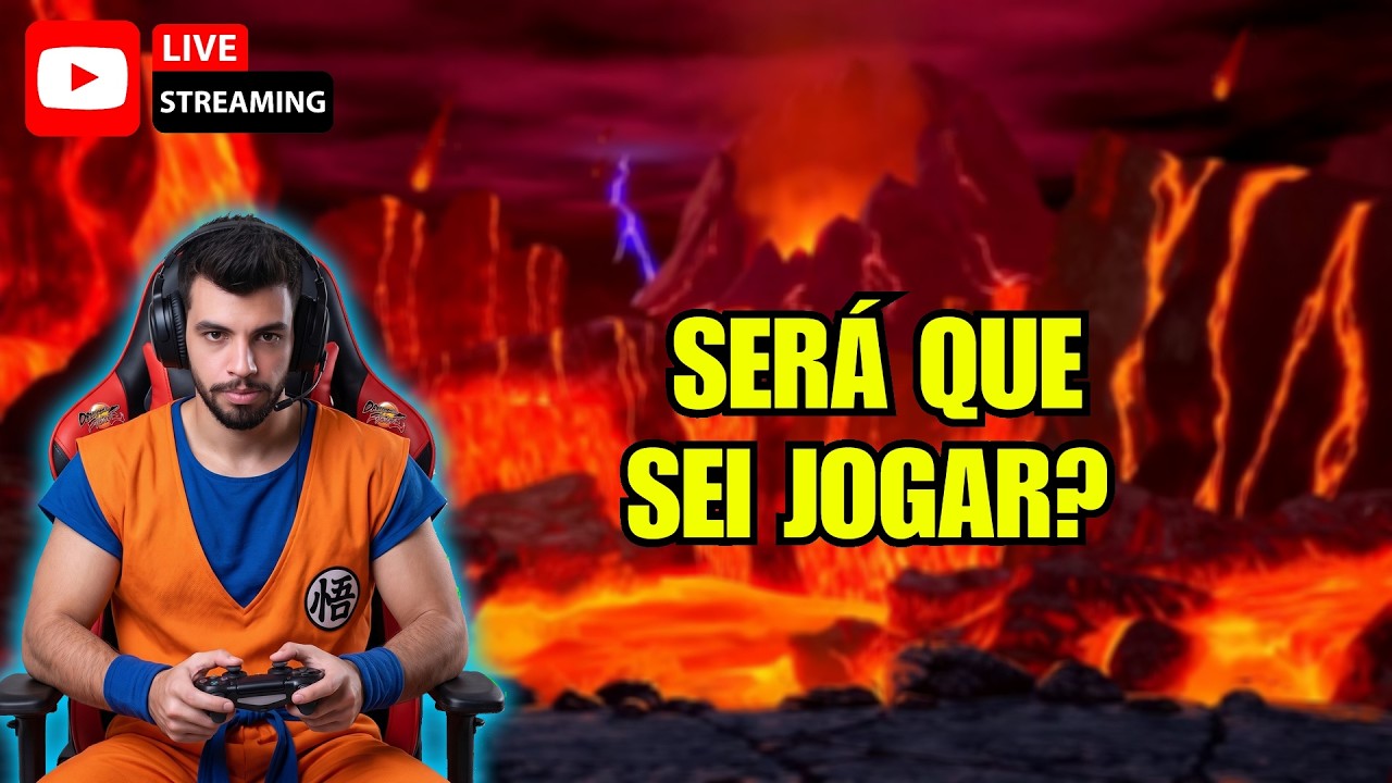 DRAGON BALL FIGHTERZ: Minha Primeira Vez no Jogo! 🐉🔥 Ao Vivo (Será que sou nível Saibaman?)