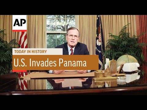 U.S. Invades Panama - 1989 | Today in History | 20 Dec 16