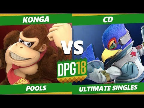 Smash Ultimate Tournament - Konga (Donkey Kong) Vs. CD (Falco) DPOTG18 SSBU Pools