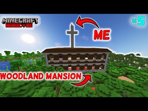 I Raided a Woodland Mansion in Hardcore Minecraft #5