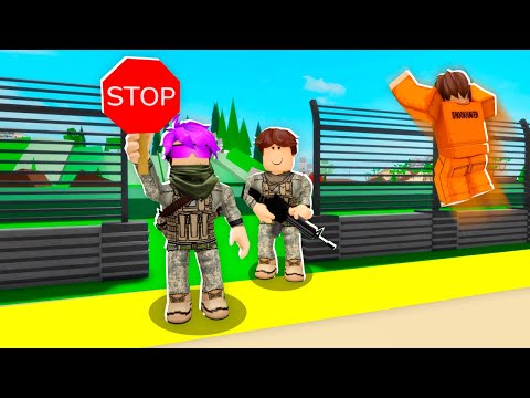 Eu PATRULHEI A FRONTEIRA MAIS PERIGOSA do BROOKHAVEN RP!