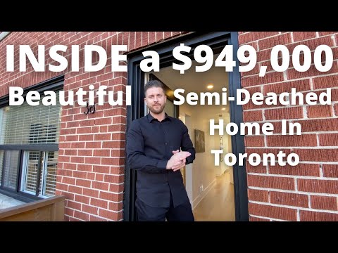 INSIDE a Beautiful $949,000 Semi-Detached Home In Toronto