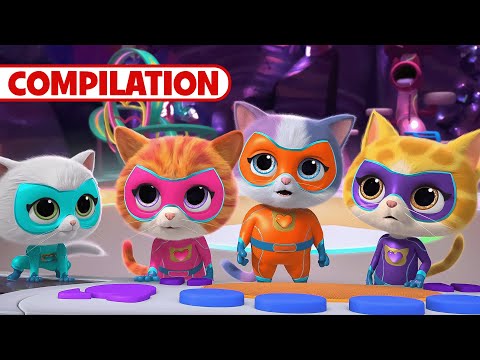 Super Moments from SuperKitties! 🐱💥 | 41 Minute Compilation | SuperKitties | @disneyjr​