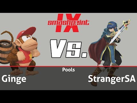 SmashPoint IX - Ginge (Diddy) Vs. StrangerSA (Marth) Pools
