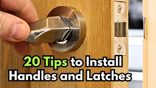 DIY Door Handle & Latch Installation Made Ridiculously Easy