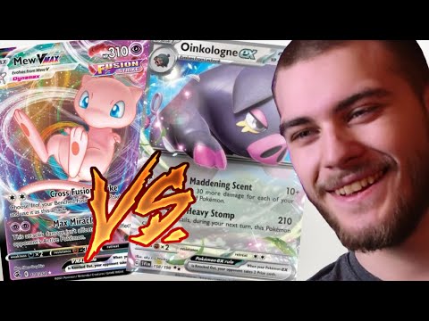Oinkologne ex VS Mew VMAX! - Pokemon TCGL
