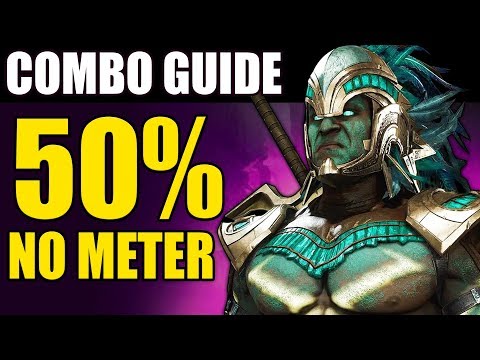 Mortal Kombat 11 - Kotal Kahn 50% Damage Combo Tutorial - No Totems or Meter!