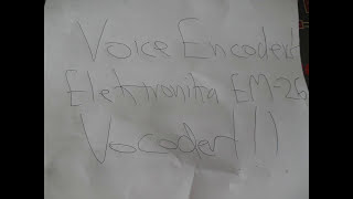 Video thumbnail for Ukraine Vocoder: Elektronika EM 26 Vocoder/Strings by VoiceEncoder