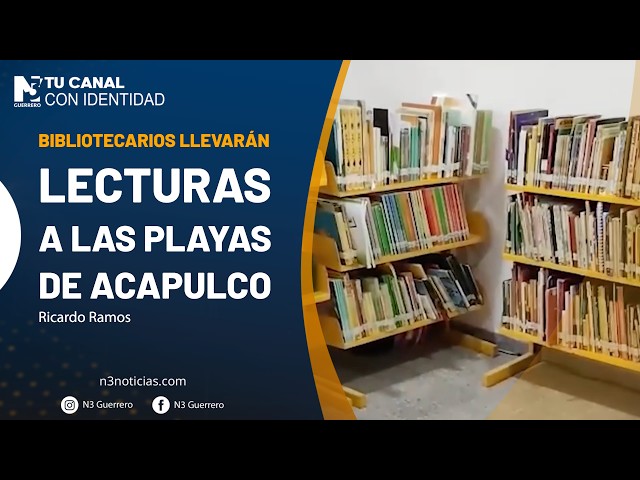 Bibliotecarios llevarán lecturas a las playas de Acapulco