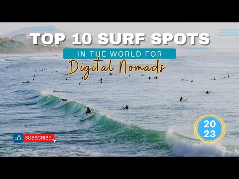 Surf Your Way to Freedom: Top 10 Spots for Digital Nomads in 2023 to Work and Surf