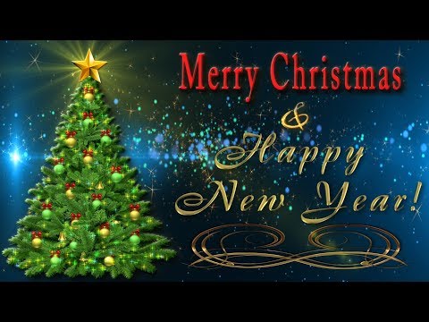 🎄Merry Christmas and Happy New Year!!! 🎄 4K Animation Greeting card