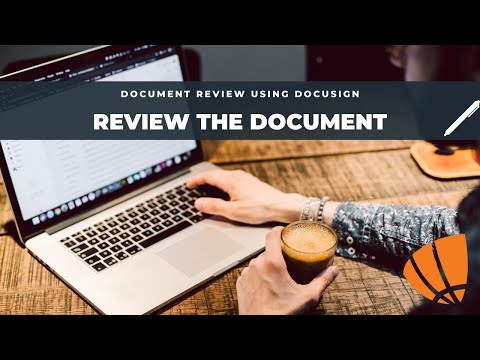 How to review the document review tab in Content Manager using DOCUSIGN 2020