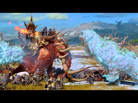 Norsca vs Kislev | Total War Warhammer 3 Cinematic Battle