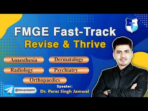 🚀 FMGE Fast-Track: 5 Subjects in 1 Shot || Anaesthesia, Dermatology, Psychiatry, Radiology, & Ortho🎓