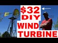 DIY Homemade Wind Turbine For 32 Diywindturbine