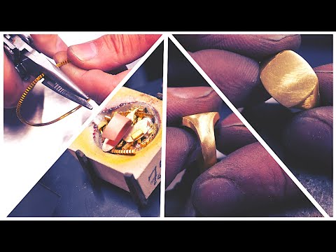 How To Make a SIGNET RING by Hand | Jewellery Making Tutorial