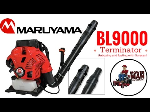 Un-boxing the Maruyama Bl9000 and Fueling with Surecan!