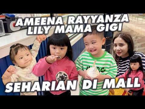 MOTHER GIGI CARE OF AMEENA RAYYANZA LILY'S PLAYDATE AT THE MALL ALL DAY!!