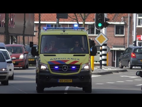 A1 Rijopleidingsambulance 08-512 Gelderland-Zuid met spoed in Eindhoven
