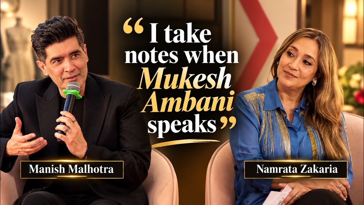 'The Namrata Zakaria Show - Live Taking' with Manish Malhotra