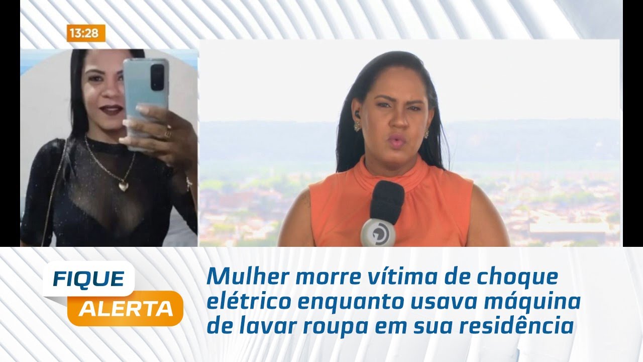 Mulher morre vítima de choque elétrico enquanto usava máquina de lavar roupa em sua residência