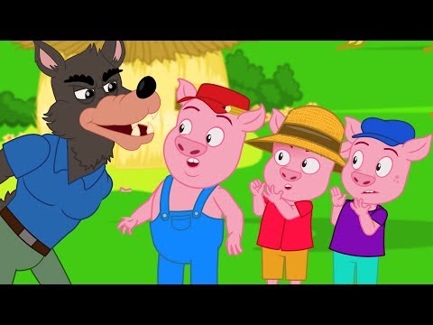 Les Trois Petits Cochons - dessin animé en français - Conte pour enfants avec les P'tits z'Amis