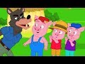 Les Trois Petits Cochons | dessin animé en français | Conte pour enfants avec les P'tits z'Amis