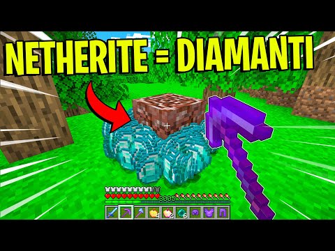 MINECRAFT MA LA *NETHERITE* DROPPA *DIAMANTI* - Minecraft ITA