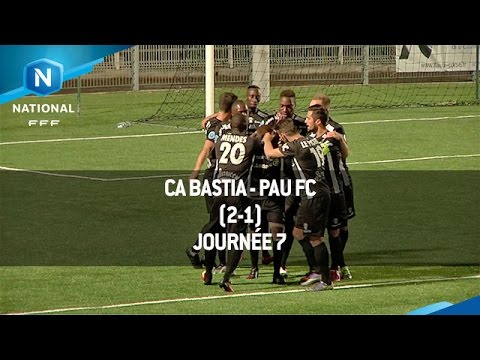 J7 : CA Bastia - Pau FC (2-1), le résumé