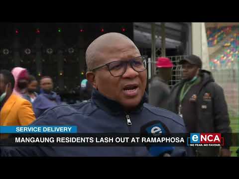 Service Delivery Mangaung residents lash out at govt