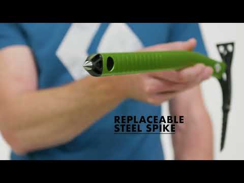 Présentation du pack piolet VENOM LT classic + godet pelle TRANSFERT LT BLADE vert de Black Diamond