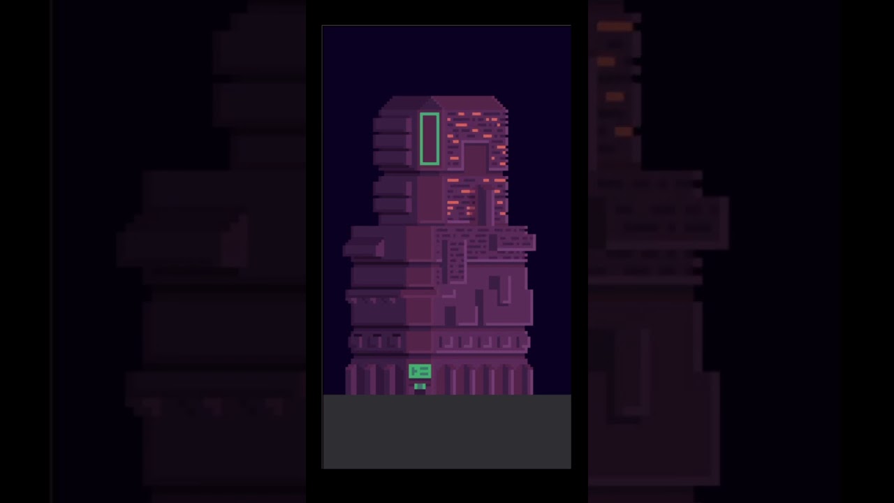 Cyberpunk Skyscraper Pixel Art! #shorts