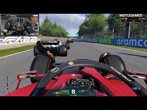 F1 22 - 25% Race at Monza | Thrustmaster SF1000 Gameplay