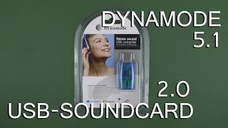 Dynamode USB-SOUNDCARD2.0 Blue - відео 1