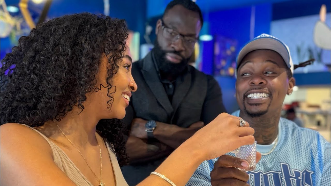 When D decides to be PETTY and pops up on Diarra while she’s at work with her ex!