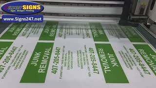 How We Cut, Pack, and Ship Your Signs