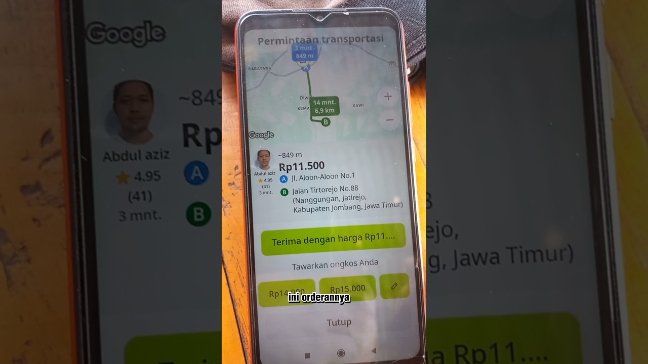 How to bargain on the Indriver app #how #indriver #ojol #grab #gojek #maxim