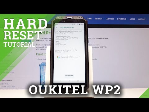 How to Perform Factory Reset in OUKITEL WP2 -  Hard Reset / Erase Data