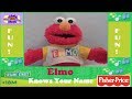 2004 Sesame Street Knows Your Name Elmo Plush By Fisher Price