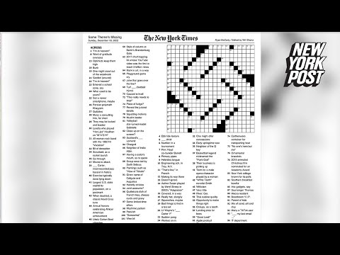 Crossword Ny Post