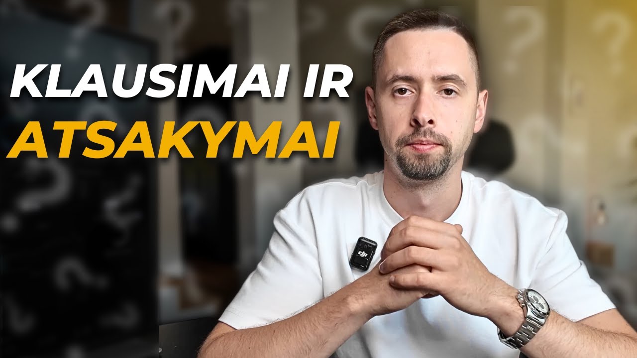 #35 Q&A - Pensijų Pakopos, Pajamų Skirstymas, Emocijos Investuojant ir kt.