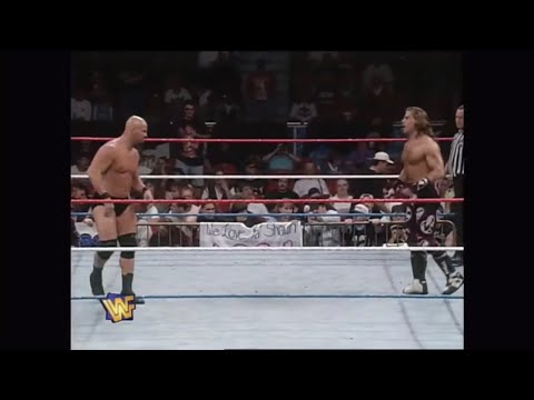 Stone Cold Steve Austin V Shawn Michaels WWE Raw 10-14-1996