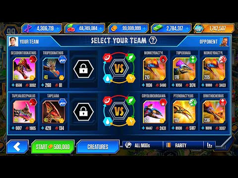 AERIAL ASSAULT SECODONTOGNATHUS VS TAPEJALOCEPHALUS VS HATZEGOPTERYX | JURASSIC WORL THE GAME