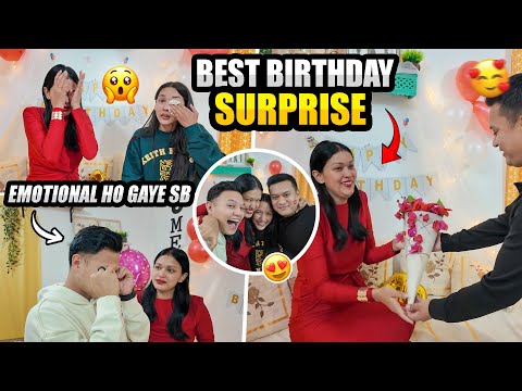 Best birthday surprise🥹❤️|| sab emotional ho gaye 😭|| Varsha Thapa