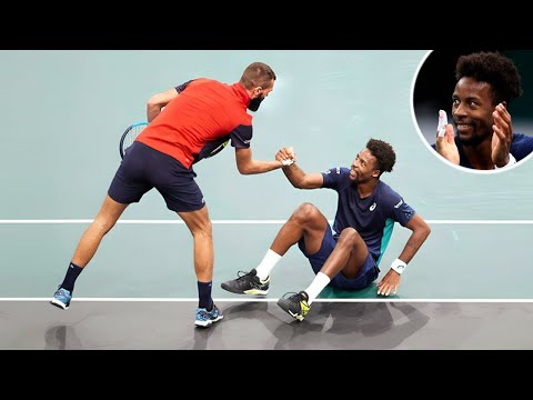 The Tennis Match That Turned Into a Circus Show | Gael Monfils VS. Benoit Paire
