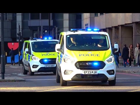 City of London Police vehicles emergency lights + sirens [collection]