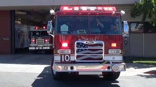 preview picture of video 'Lemon Grove Fire Dept. E10 & E210 Responding'