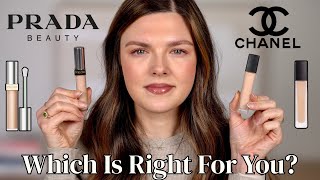 Chanel vs. Prada Concealer? IN DEPTH Review With Side By Side Application & 3 DAY WEAR TEST!