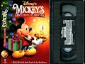 Opening To Mickey S Once Upon A Christmas US VHS 1999